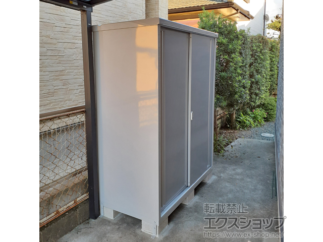 熊本県熊本市のの物置・屋外倉庫 シンプリー 一般型 1520×755×1903（MJX-157E-P） MJX-157E-P-FS 施工例