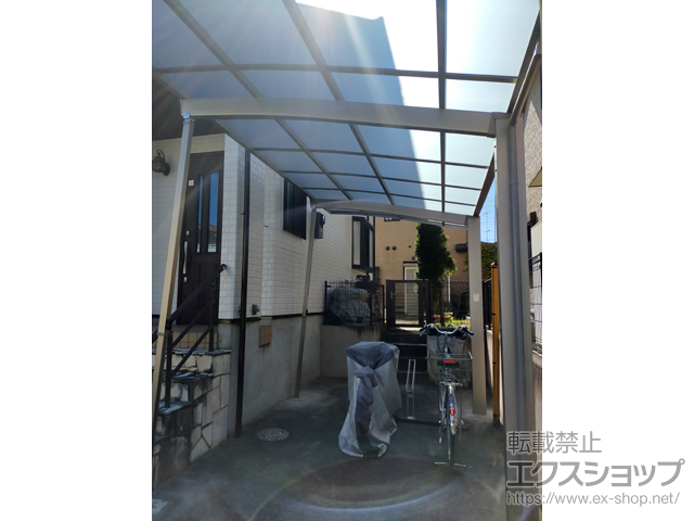 埼玉県比企郡滑川町ののカーポート ネスカR (ラウンドスタイル) 積雪〜20cm対応 施工例