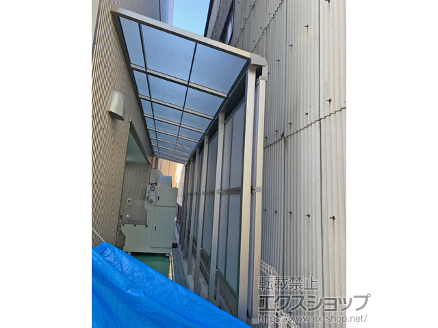 愛知県名古屋市ののテラス屋根 スピーネ F型 テラスタイプ 連棟 積雪〜20cm対応 施工例