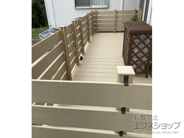 神奈川県相模原市ののウッドデッキ 樹ら楽ステージ 施工例