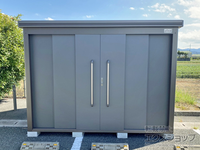 奈良県桜井市のの物置・屋外倉庫 アウトレット物置 SKGL-20 2940×2457×2098 SKGL-20-GK 施工例