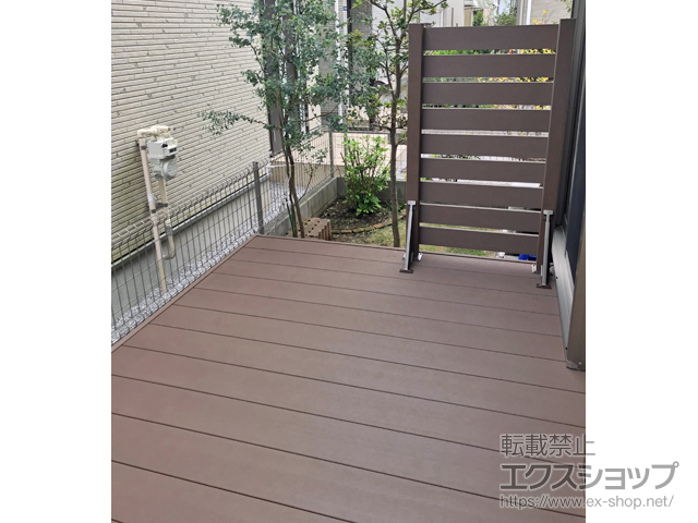 千葉県柏市ののウッドデッキ リウッドデッキ 200 施工例