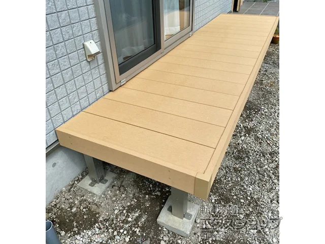 長野県上田市のYKKAPのウッドデッキ リウッドデッキ 200 施工例