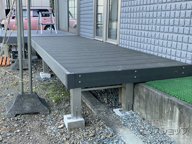 静岡県島田市ののウッドデッキ リウッドデッキ 200 施工例