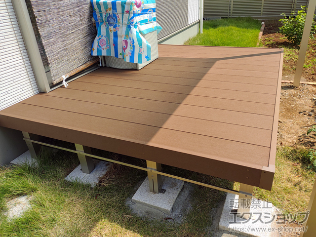 埼玉県本庄市ののウッドデッキ リウッドデッキ 200 施工例