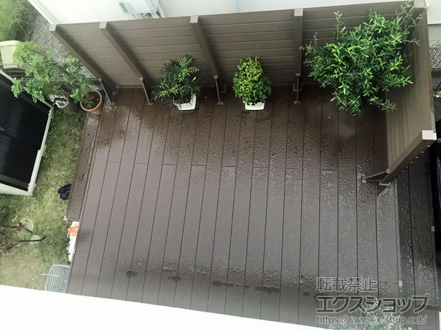 東京都府中市ののウッドデッキ リウッドデッキ 200 施工例