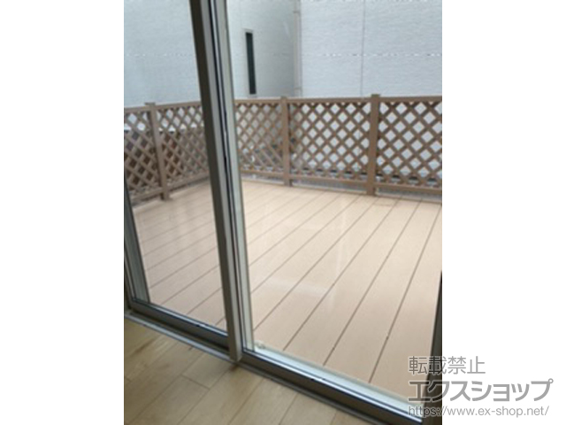 埼玉県越谷市ののウッドデッキ リウッドデッキ 200 施工例