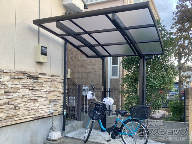 千葉県市川市ののサイクルポート・駐輪場 レイナポートグランミニ 積雪〜20cm対応 施工例