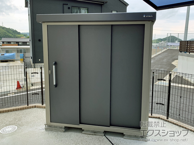 長崎県西彼杵郡時津町のの物置・屋外倉庫 エスケーエイト SK8-50 一般型 1800×800×1940 SK8-50-GK 施工例