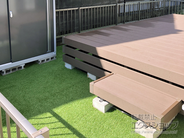 愛知県春日井市ののウッドデッキ リウッドデッキ 200 施工例