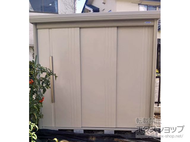 長野県松本市のの物置・屋外倉庫 Mr.ストックマンダンディ 多雪型 2200×1406×2110 ND-S2214-W 施工例