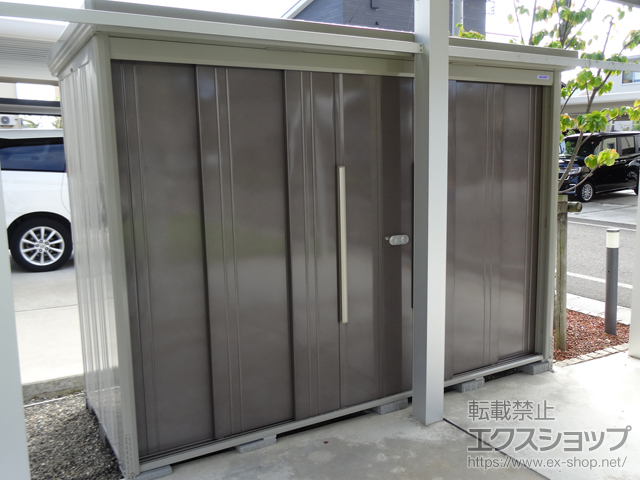 新潟県上越市のの物置・屋外倉庫 Mr.ストックマンダンディ 多雪型 結露減少型 2900×1222×2110 ND-SZ2912-B 施工例