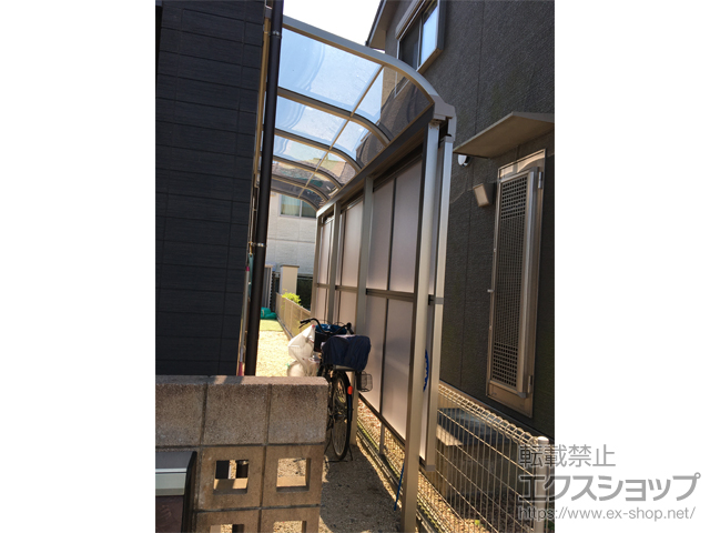 佐賀県鳥栖市ののテラス屋根 スピーネ R型 テラスタイプ 単体 積雪〜20cm対応 施工例