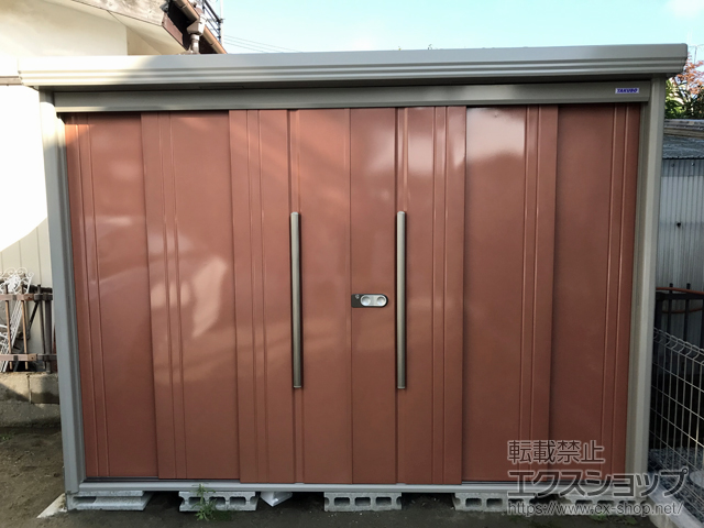 宮城県仙台市のの物置・屋外倉庫 Mr.ストックマンダンディ 一般型 結露減少型 2900×890×2110 ND-Z2908-T 施工例