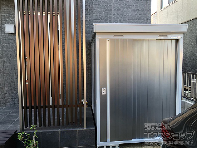 岡山県倉敷市のの物置・屋外倉庫 ネクスタ 一般型 1530×1370×2075 NXN-20S-PG 施工例