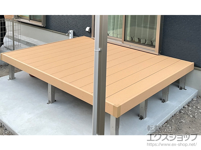 大分県別府市ののウッドデッキ リウッドデッキ 200 施工例