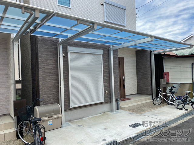 大阪府大阪市ののサイクルポート・駐輪場 ニューマイリッシュミニ 延長 逆勾配 前下がり 施工例