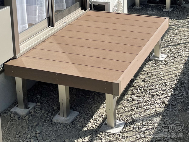 三重県四日市市ののウッドデッキ マージウッドデッキ 施工例