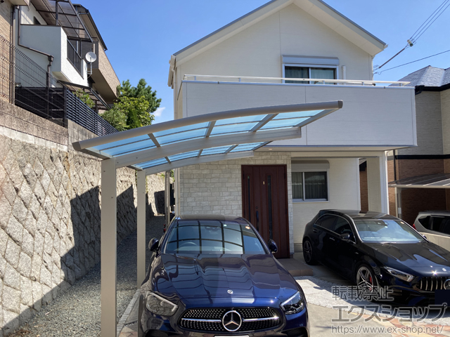 兵庫県神戸市ののカーポート レイナポートグラン　積雪〜20cm対応 施工例