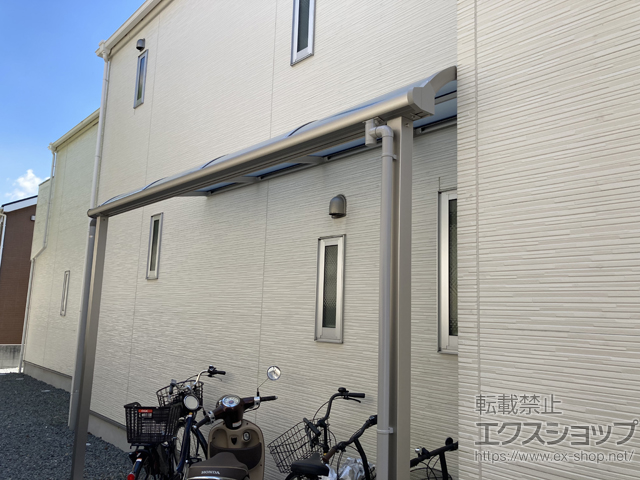 兵庫県神戸市ののテラス屋根 ソラリア R型 テラスタイプ 単体 積雪〜20cm対応 施工例