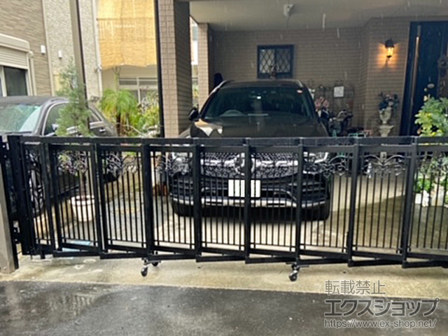 東京都葛飾区ののカーゲート ビビオアコー 3型 片開き 施工例