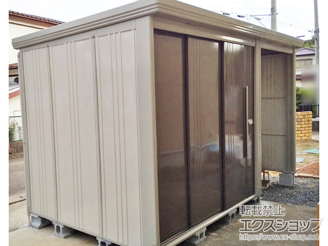 茨城県鹿嶋市のの物置・屋外倉庫 Mr.ストックマン プラスアルファ 一般型（TP-3719） TP-3719-B 施工例