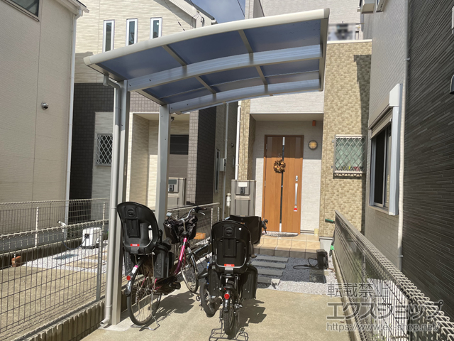 神奈川県横浜市ののサイクルポート・駐輪場 レイナポートグランミニ 積雪〜20cm対応 施工例