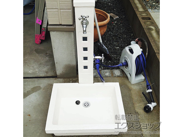 大阪府大阪市のの立水栓・ガーデンシンク アーバンII 施工例