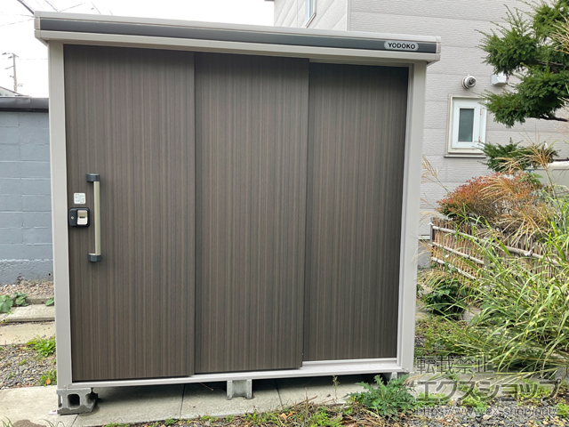 北海道札幌市のの物置・屋外倉庫 エルモ 積雪型 2220×1870×2119（LMDS-2218） LMDS-2218-DW 施工例