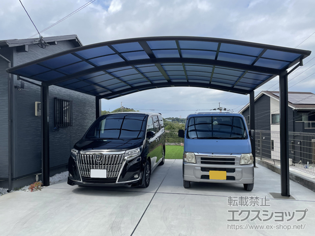 福岡県直方市ののカーポート レイナツインポートグラン　積雪〜20cm対応 施工例