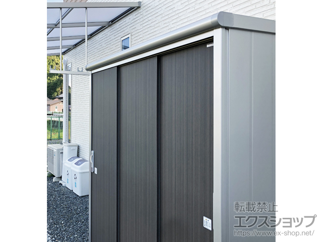 兵庫県丹波市のの物置・屋外倉庫 エスモ 一般型 1797×750×1959 ESE-1807A-DW 施工例