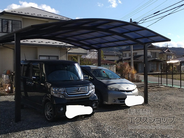 長野県飯田市ののカーポート レイナツインポートグラン　積雪〜20cm対応 施工例