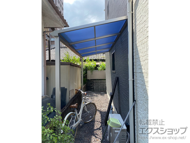 大分県大分市ののテラス屋根 ソラリア F型 テラスタイプ 単体 積雪〜20cm対応 施工例