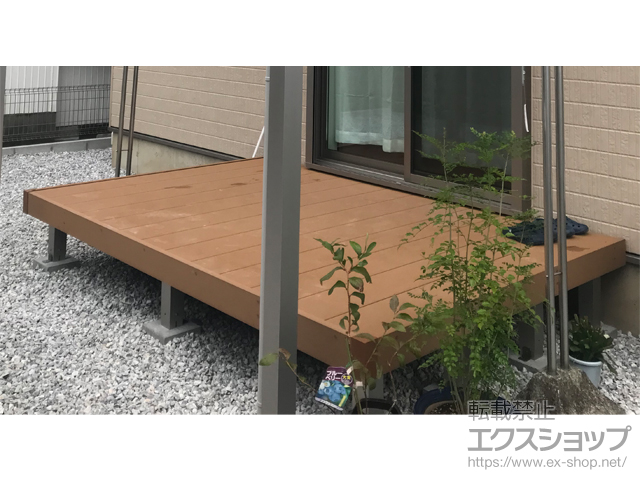 高知県高知市ののウッドデッキ マージウッドデッキ 施工例