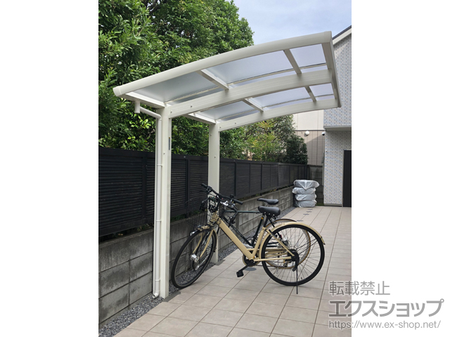 東京都杉並区ののサイクルポート・駐輪場 レイナポートグランミニ 積雪〜20cm対応 施工例