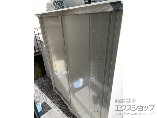 東京都小平市のの物置・屋外倉庫 グランプレステージジャンプ 1695×650×1900 GP-176A-F-MW 施工例