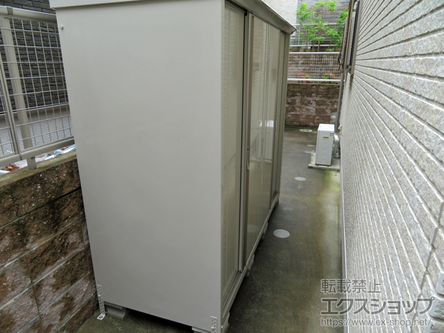 福岡県福岡市のの物置・屋外倉庫 グランプレステージジャンプ 2247×900×1900 GP-229A-F-MW 施工例