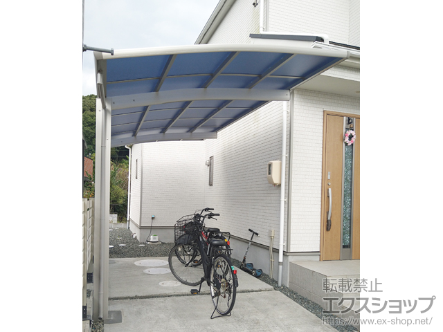 広島県福山市ののカーポート プレシオスポート 積雪〜20cm対応 施工例