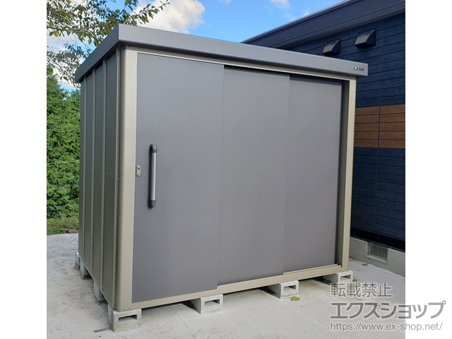 大分県大分市のの物置・屋外倉庫 エスケーエイト SK8-100 一般型 2200×1600×1940 SK8-100-GK 施工例