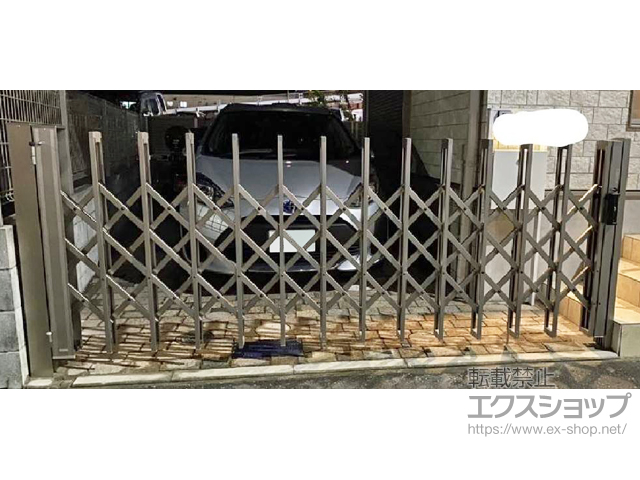 千葉県船橋市ののカーゲート トリップゲートII N型 ノンキャスター 片開き　32S 施工例