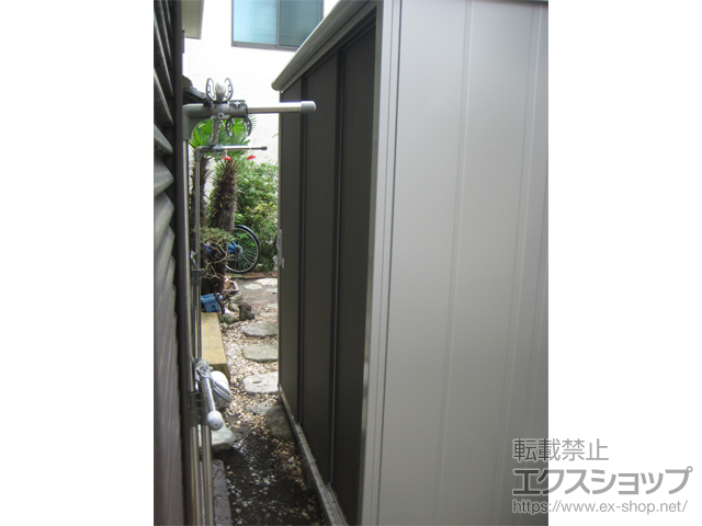 千葉県市川市のの物置・屋外倉庫 エスモ 一般型 1950×900×1959 ESE-1909A-DW 施工例