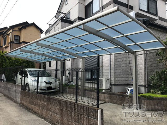 千葉県柏市ののカーポート レイナポートグラン 縦連棟　積雪〜20cm対応 施工例