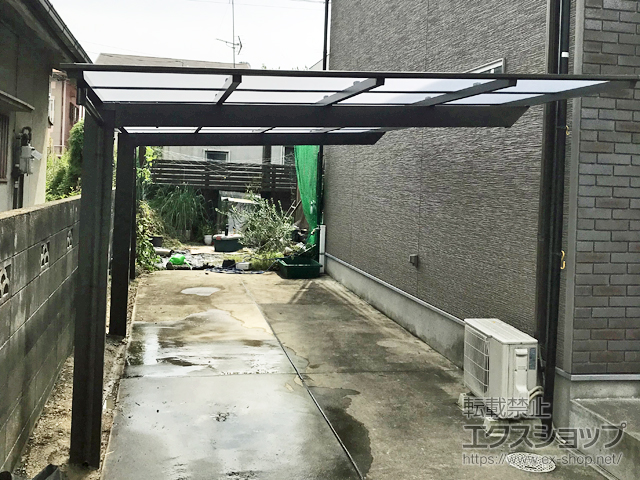 京都府京都市ののカーポート ソリッドポート 積雪〜20cm対応 施工例