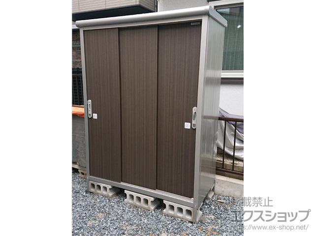 愛知県名古屋市のの物置・屋外倉庫 エスモ 一般型 1497×750×1959 ESE-1507A-DW 施工例