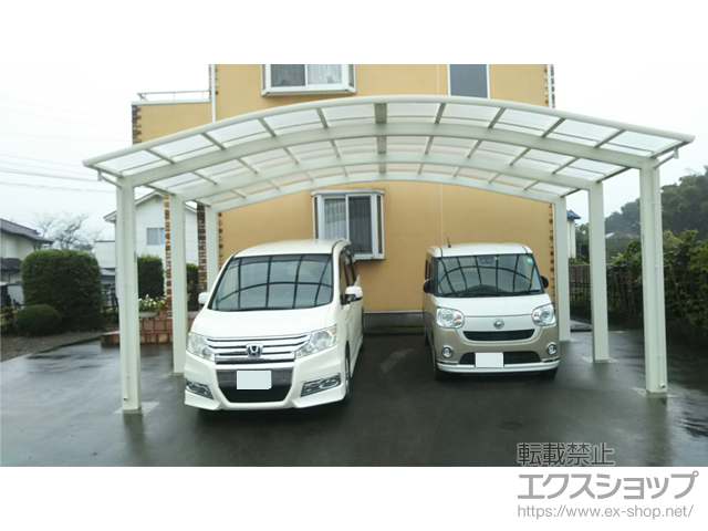 群馬県前橋市ののカーポート レイナツインポートグラン50 積雪50cm対応 施工例