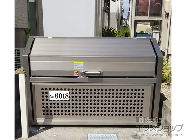 新潟県新潟市ののゴミステーション ゴミストッカー PS型 施工例