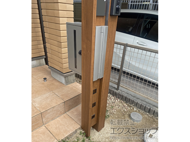 愛知県安城市ののフェンス・柵 ルシアスポストユニット KE01型 施工例