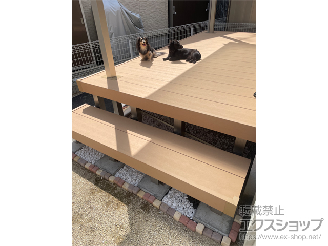 千葉県成田市ののウッドデッキ リウッドデッキ 200 施工例