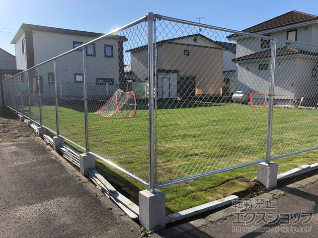 北海道苫小牧市のの PCフェンス A1800 施工例