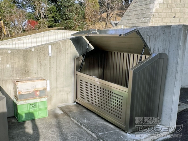 東京都多摩市ののゴミステーション ゴミストッカー PS型 GPSN-1812-07SC 施工例